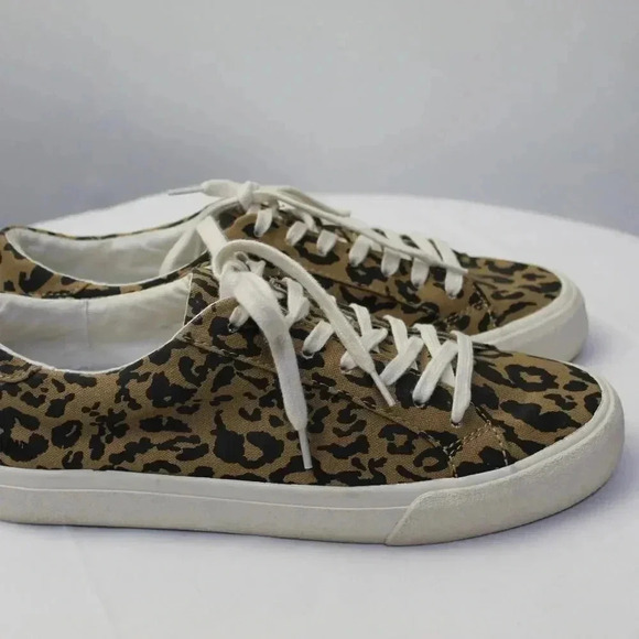 Madewell cheetah animal print sneakers size 9 - Picture 9 of 13